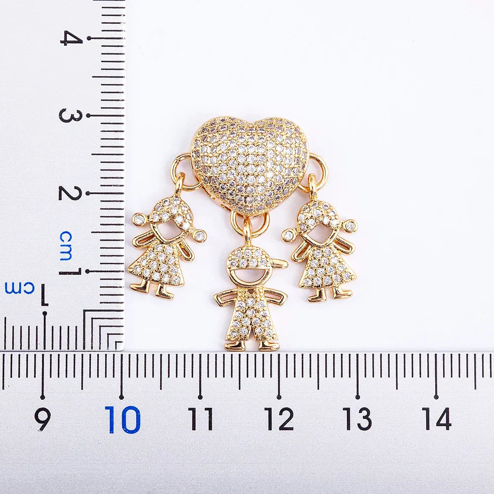 Mother's Love Necklace – 18K Gold Plated